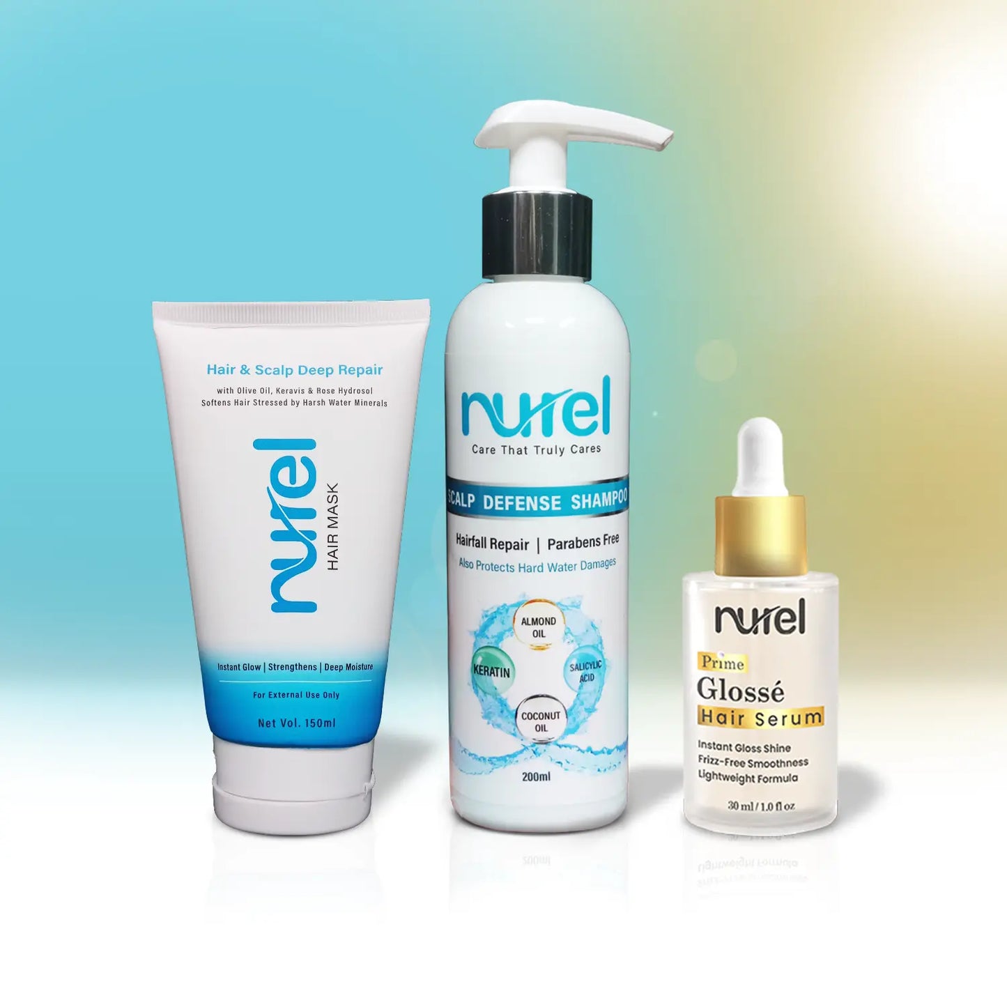 Nurel 3-Step Hair Repair Kit