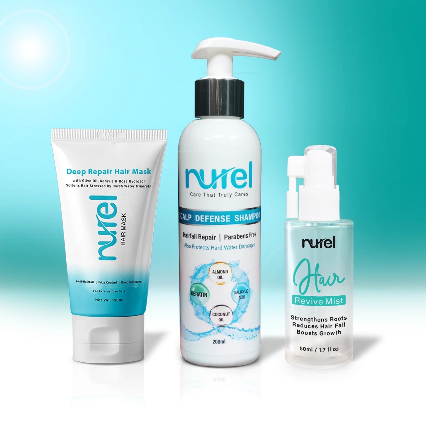 Nurel Hair Repair & Regrowth Trio