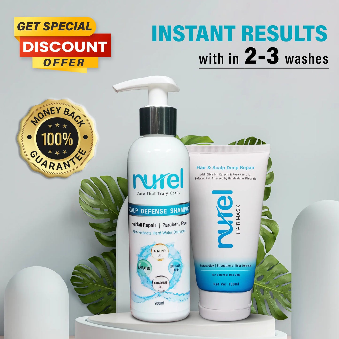 Nurel Hair Repair & Regrowth Trio