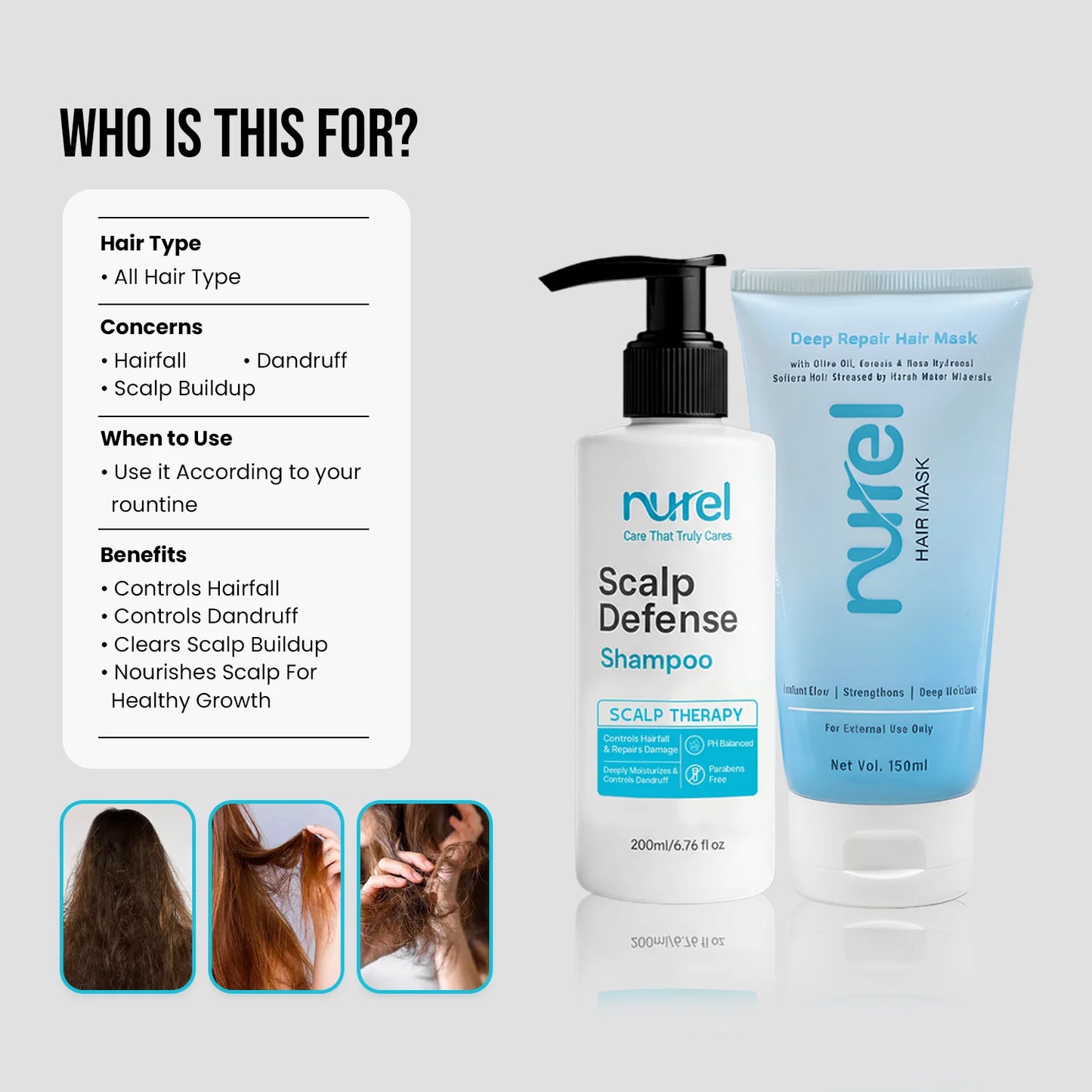 Nurel Scalp & Hair Repair Duo