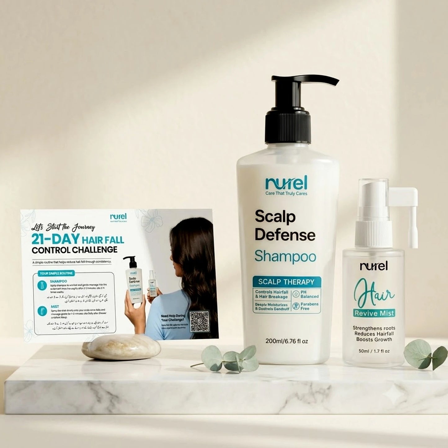 21-Day Hair Fall Control Challenge Kit