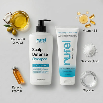 Dry & Damaged Hair Repair Family Pack | Shampoo + Mask (Value Pack)