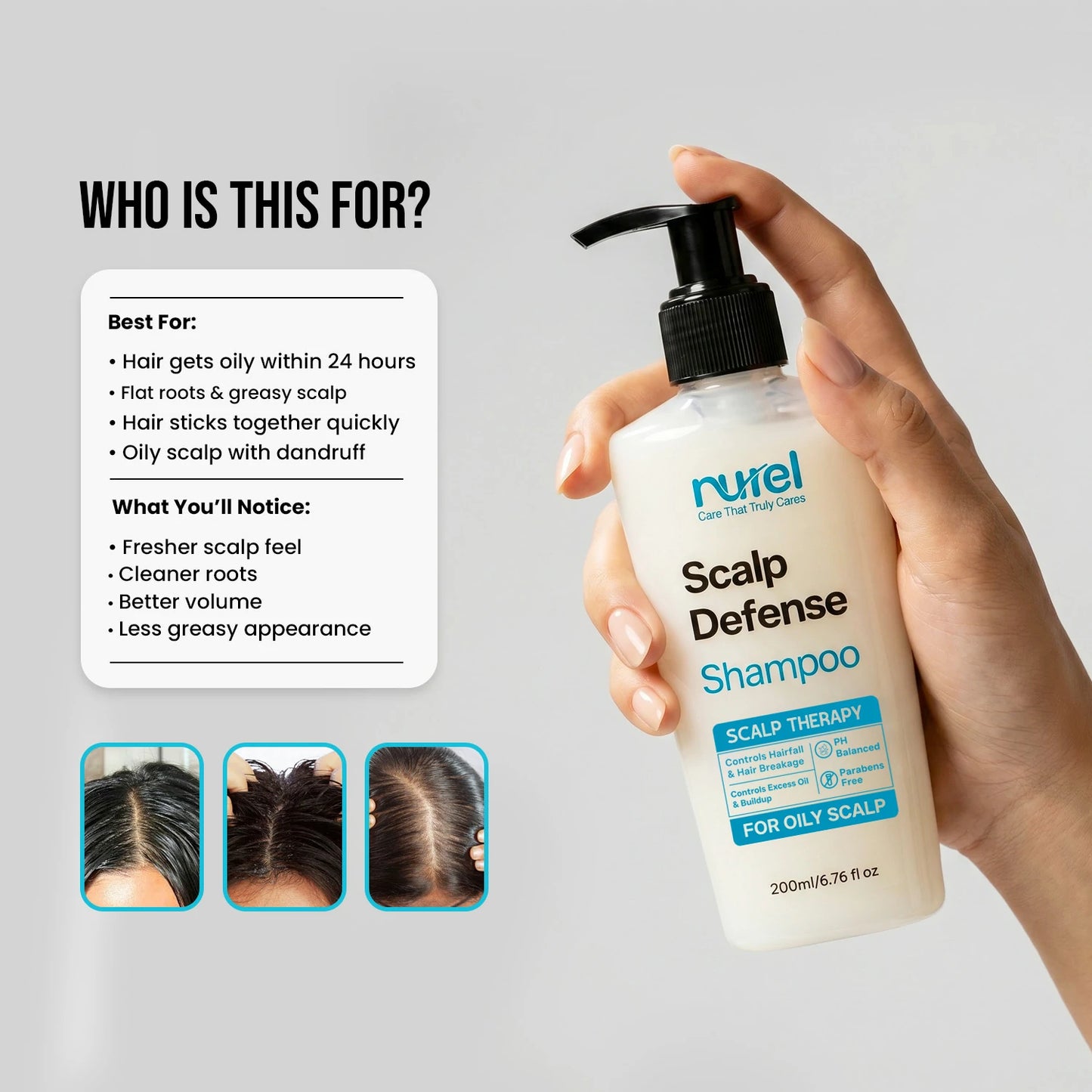 Scalp Defense Shampoo (For Oily Scalp)