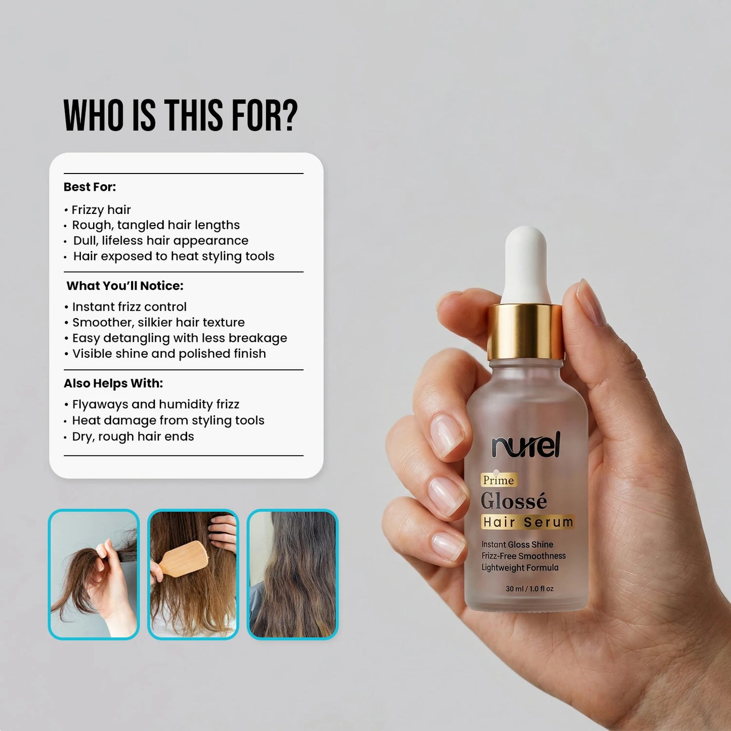 Prime Glossé Hair Serum