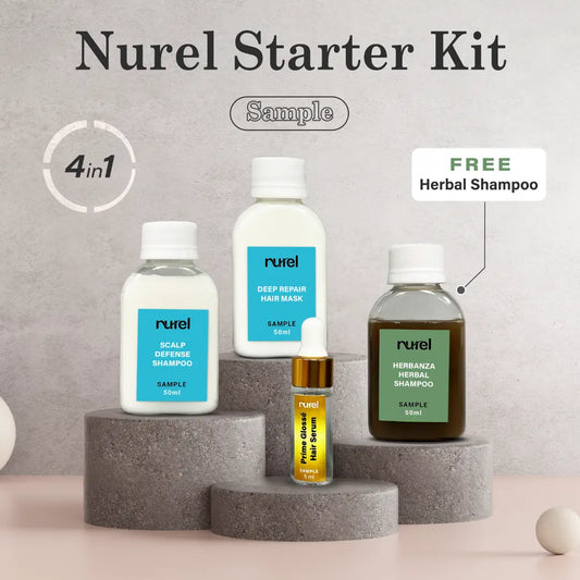NUREL Starter Kit 4-in-1 ( Free Herbal Shampoo)