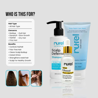Nurel 3-Step Hair Repair Kit